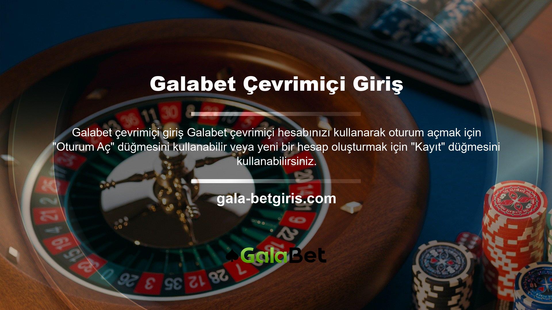 İlk yöntem, Facebook hesabınıza bağlanmanızı sağlar ve ikinci yöntem, Galabet üyeliğinize kaydolmak için kullandığınız kullanıcı adını ve kimlik bilgilerini girmenizi gerektirir